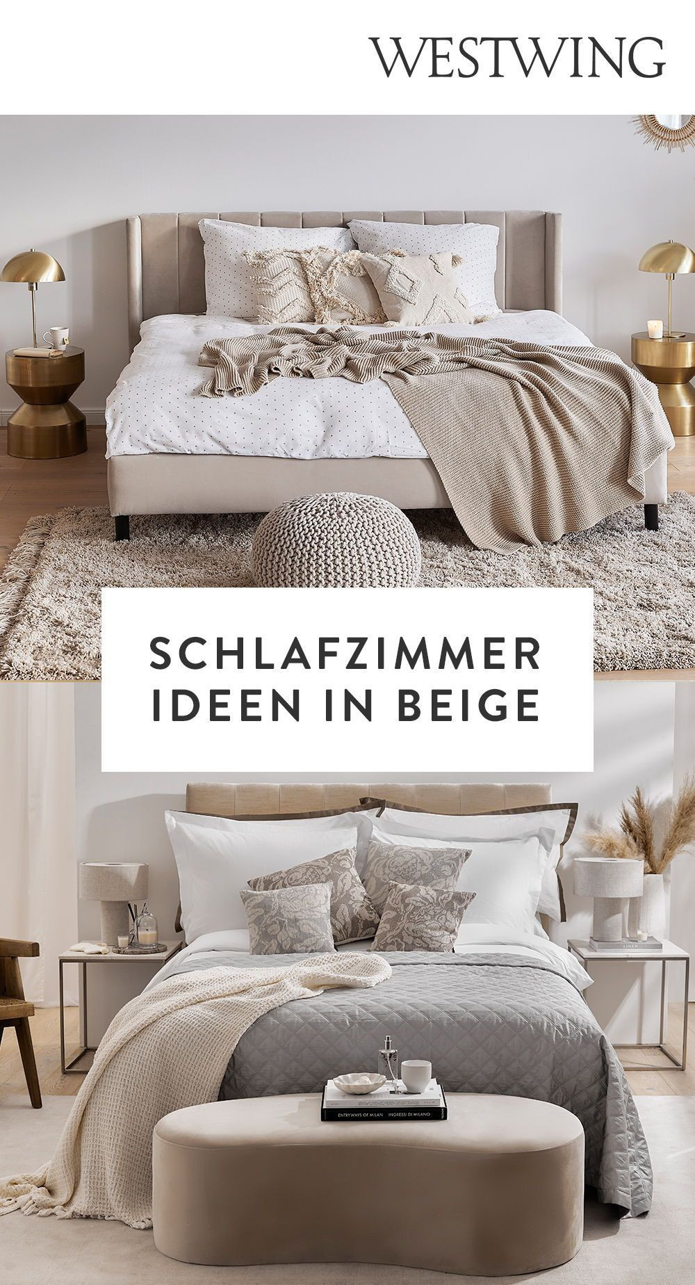 Schlafzimmer-Ideen: Natürlich Schön In Beige | Schlafzimmer within Beige Schlafzimmer